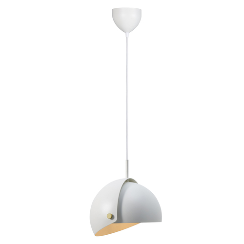 Skontrolujte Align DFTP E27 15W kovová biela závesná lampa
