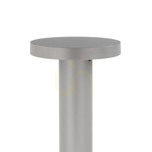 Stĺpikové svietidlo Norlys Borg Bollard 6120AL LED 16,1 W 3000 K, 35 cm, svetlosivé RAL 9006 small 1