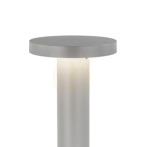 Stĺpikové svietidlo Norlys Borg Bollard 6183AL LED 16,3 W 4000 K DALI2, 85 cm, svetlosivé RAL 9006 small 2