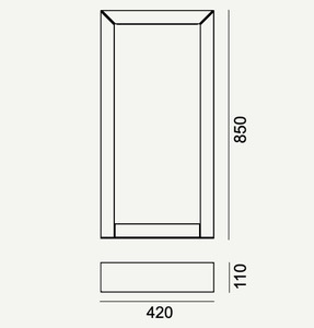 Svetelný stĺpik HELLVIK 85cm 11,8W 3000K 2410 Graphite 7016 Norlys small 8