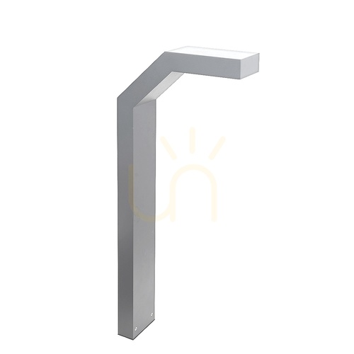 Skontrolujte Stĺpikové svietidlo TRYSIL 1105AL svetlosivé RAL 9006 LED 7,4 W 4000 K 85 cm - NORLYS