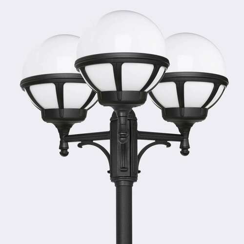Skontrolujte BOLOGNA 364W E27 biela RAL9003 Záhradná/parková lampa Norlys.