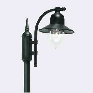 Záhradná lampa Como 371WH na teleskopickom stĺpe 182–249 cm, E27, biela RAL 9003 – Norlys small 1