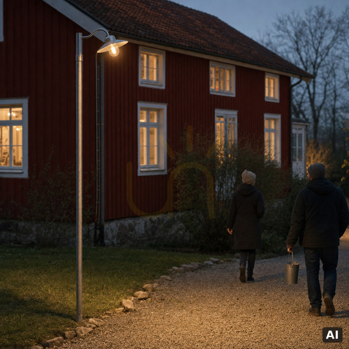 Skontrolujte Záhradná lucerna NORLYS Karlstad 2031 žiarovo zinkovaná, svietidlo bez stĺpa