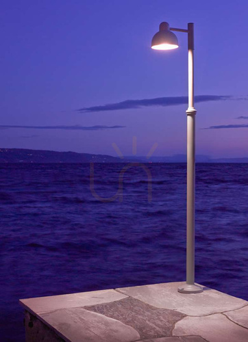 Skontrolujte Záhradné svietidlo na stĺp KOSTER Pro 1815AL Norlys hliník RAL 9006 LED 16,9 W 2007 lm 3000 K IP65
