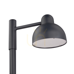 Záhradná lampa LED Koster Pro 1816GR na teleskopickom stĺpe 236–336 cm, 14,4 W, 3000 K, grafitová RAL 7016 – NORLYS small 1