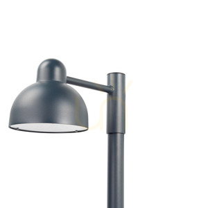 Parková LED lampa NORLYS KOSTER Pro 1820 so stĺpom 2,36–3,36 m, 19,4 W, 3000 K, DALI2, grafit RAL 7016 small 1