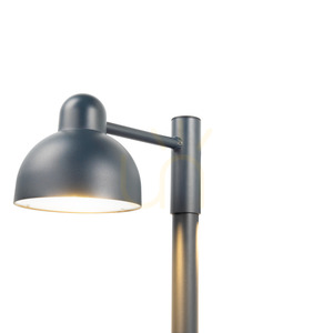 Parková LED lampa NORLYS KOSTER Pro 1820 so stĺpom 2,36–3,36 m, 19,4 W, 3000 K, DALI2, grafit RAL 7016 small 2