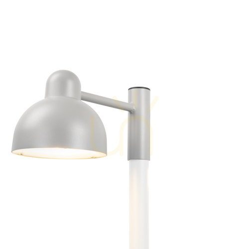 Skontrolujte Záhradné svietidlo Norlys Koster Pro 1823AL hliník RAL 9006 LED 18,1 W 3000 K na stožiar Ø60 mm
