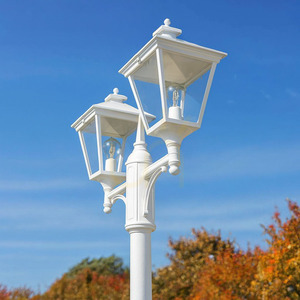 Záhradná / parková lampa IP54 LONDON BIG 492WH 2 x E27 biela - prémiová NORLYS. small 2