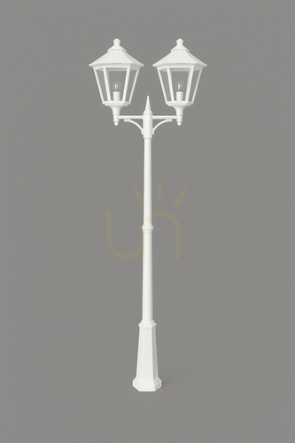 Skontrolujte Záhradná / parková lampa IP54 LONDON BIG 492WH 2 x E27 biela - prémiová NORLYS.