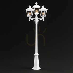LONDON 483WH 3 x E27 biela záhradná / parková lampa - prémiová NORLYS small 1