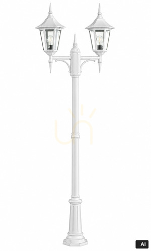 Skontrolujte Záhradná lampa Modena 302 biela 9003 Norlys