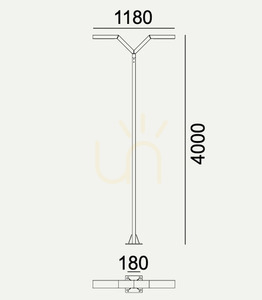 Záhradná lampa Trysil 1042 Grafit 7016 Norlys small 2