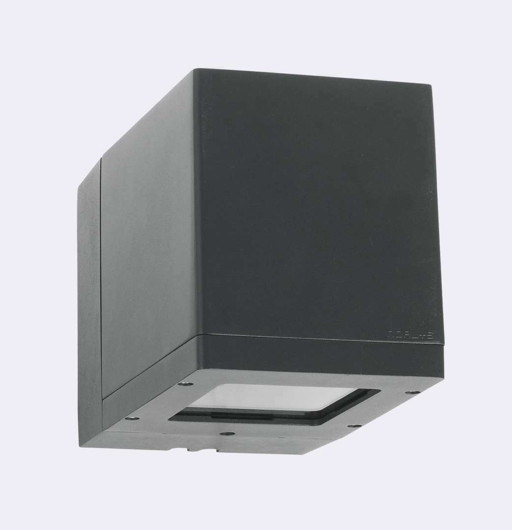 Solárne nástenné svietidlo V-TAC VT-408CCT LED COB 3W 900 lm biela kocka 10x10 cm IP65 so senzorom pohybu, USB-C