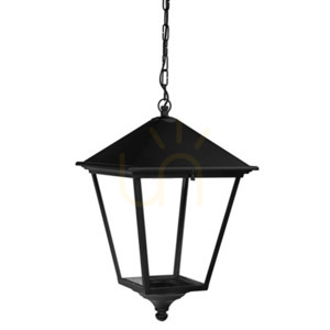 IP54 LONDON BIG 4140BL čierna 17,5W 3000K vonkajšia závesná lampa - prémiová NORLYS small 0