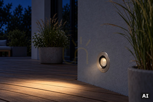 Zapustené nástenné svietidlo NORLYS Moss 6346ST z nehrdzavejúcej ocele LED 4,2 W 3000 K IP65 small 4