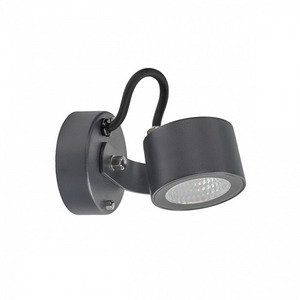Vonkajšie nástenné svietidlo MOSS 6163GR 8W 3000K Graphite RAL7016 Norlys. small 0