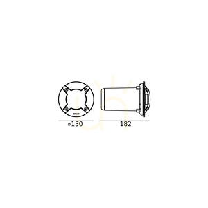Zapustené pojazdné svietidlo Rena 1773BL čierne LED 8,4 W 4000 K - Norlys small 1