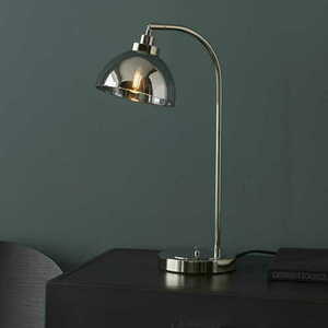 Stolová lampa Endon Caspa nikel sklo E14 100043 small 3
