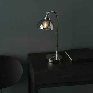 Stolová lampa Endon Caspa nikel sklo E14 100043 small 4