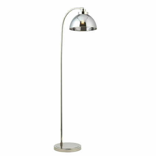 Skontrolujte Podlahová lampa Endon Caspa nikel sklo E27 100045
