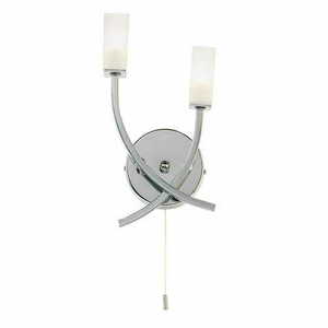 Nástenné svietidlo Endon Havana 146-2CH chróm/biele G9 LED 2x small 0