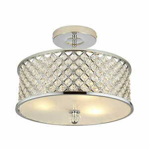 Stropné svietidlo Endon Hudson 3-light chróm krištáľ E27 HUDSON-3CH small 0