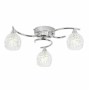 Stropné svietidlo Endon Boyer 3-ramenné chrómové G9 LED dymiteľné BOYER-3CH small 0