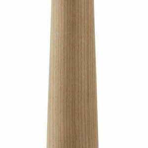 Stojacia lampa Endon Altesse, drevo a leštený nikel, 2×E27, 171 cm small 1