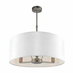 Závesné svietidlo Endon Daley 60241 biele/strieborné 3x E14 50 cm small 1