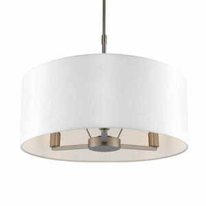 Závesné svietidlo Endon Daley 60241 biele/strieborné 3x E14 50 cm small 0