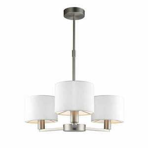 Závesné svietidlo Endon Daley 60256 biela/strieborná 3xE14 LED stmievateľné small 4