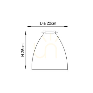 Sklenené tienidlo Endon Elstow 60874 číre s chrómom, 22 cm small 10