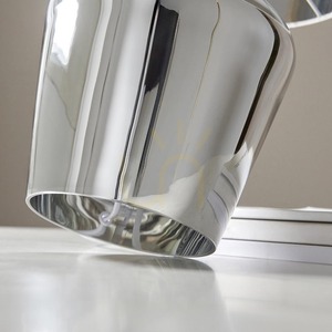 Stolová lampa Endon Waldorf 61198 – chróm, tienidlo vo farbe slonoviny, 47 cm small 8