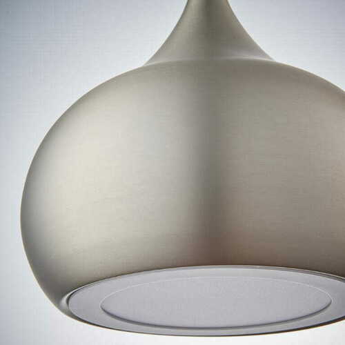 Skontrolujte Závesné LED svietidlo Endon Brosnan 61296 nikel 30 cm stmievateľné
