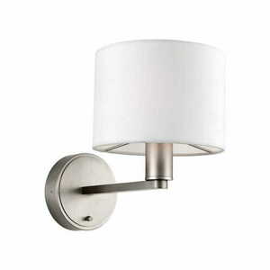 Nástenné svietidlo Endon Daley nikel/biela E14 61608 small 0