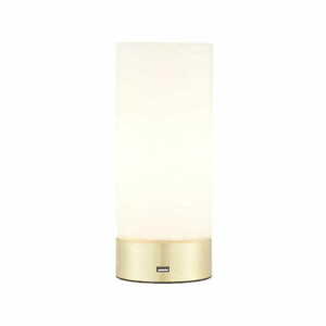 Stojaca lampa Endon Dara biela zlatá mosadz E14 24 cm 69520 small 0