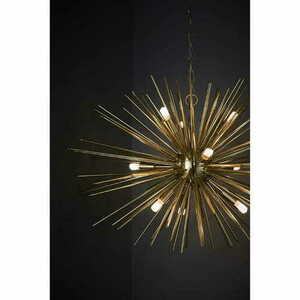 Závesné svietidlo Endon Orta 70575 mosadzné 9-ramenné LED G9 small 4