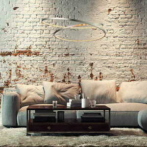 Závesné svietidlo Endon Eternity 72969 nikel krištáľ LED 70 cm small 1