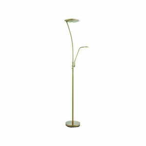 Stojacia lampa Endon ALASSIO „matka s dieťaťom" 73080, antická mosadz, 180 cm, LED 18 W + 6 W, 1530 lm 3000K, 2 vypínače small 2