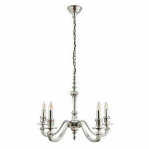 Prívesné svietidlo Endon Finsbury chróm 5x E14 70 cm 73598 small 0