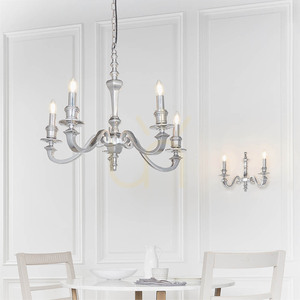 Luster Endon Finsbury 73598, leštený hliník, 5×E14, 70 cm small 5
