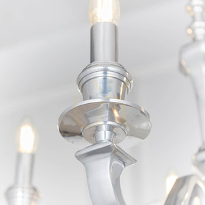 Luster Endon Finsbury 73598, leštený hliník, 5×E14, 70 cm small 8