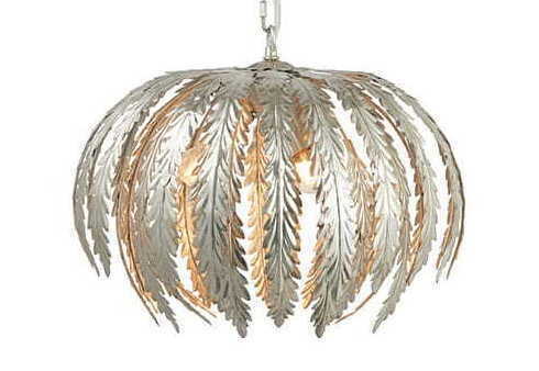 Pendant Light Endon Delphine Silver Steel 3-Light E14 76678
