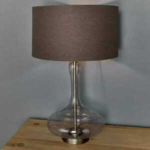 Stolová lampa Caia Endon hnedá sklo a textil 62 cm 79835 small 4