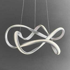 Závesné svietidlo Endon Synergy biele LED 41W 63 cm 81893 small 1