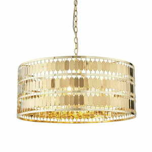 Závesné svietidlo Endon Eldora 90299 zlaté 5x E14 glamour small 0
