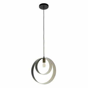Prívesné svietidlo Endon Cal 92880 nikel/čierna E27 LED, oceľ, 39 cm small 6