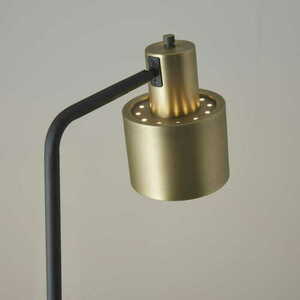 Podlahová lampa Endon Mayfield mosadz/čierna 95465 small 4